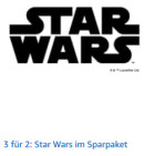 Amazon.de: 3 für 2 – Star Wars im Sparpaket (gültig bis 16.01.2021)