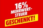 MediaMarkt.de: 16% Mehrwertsteuer geschenkt 22. bis 25. Oktober (online und im Markt)