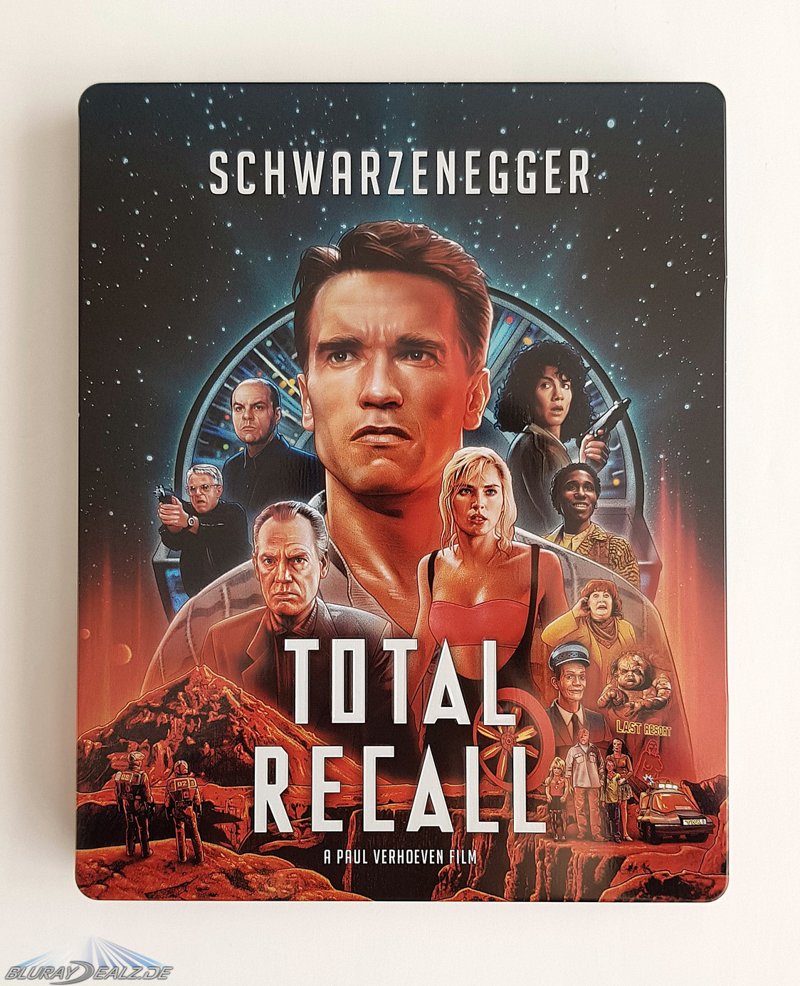 Total Recall - Die totale Erinnerung (1990) DE Blu-Ray Cover & Labels 