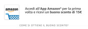 Amazon.it: Amazon App erstmalig verwenden und 15€ Gutschein erhalten