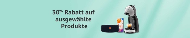 Amazon.de: Warehouse Deals – 30% Rabatt auf ausgewählte Produkte