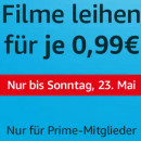 Amazon.de: Filme leihen für je 0,99€. Nur für Prime-Mitglieder. Nur bis Sonntag, 23.05.2021