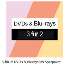Amazon.de: Neue Aktionen u.a. 3 für 2: DVDs und Blu-rays im Sparpaket (Vom 23.08.2021 bis 05.09.2021)