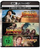 Amazon.de: Jumanji 1-3 – 3-Disc-Set (3 UHD, Limited Edition) exklusiv bei Amazon.de [Blu-ray] für 18,97€ + VSK