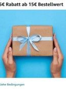 Amazon.de: 5€ Rabatt für Sie ab einer Bestellung von 15€ (personalisiert)