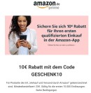 Amazon.de: 10 Euro Rabatt beim ersten Einkauf über die App (MBW: 25 Euro)