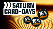 Saturn.de: Saturn Card Days 28. bis 31. Juli 2022 (online und im Markt)