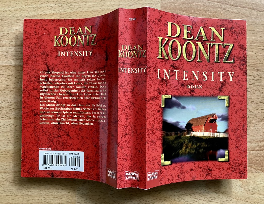 Buch Intensity Dean Koontz IMG_0764