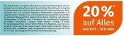 Mueller.de: 20% auf alles 10.11. – 12.11.23 ab 50€ Bestellwert (Singles Day Angebot)