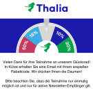 Thalia.de: Glücksrad bis zu 50% NUR HEUTE (auch auf Filme!)