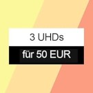 Amazon.de: Neue Aktionen u.a. 3 UHDs für 50€ (bis 03.03.24)