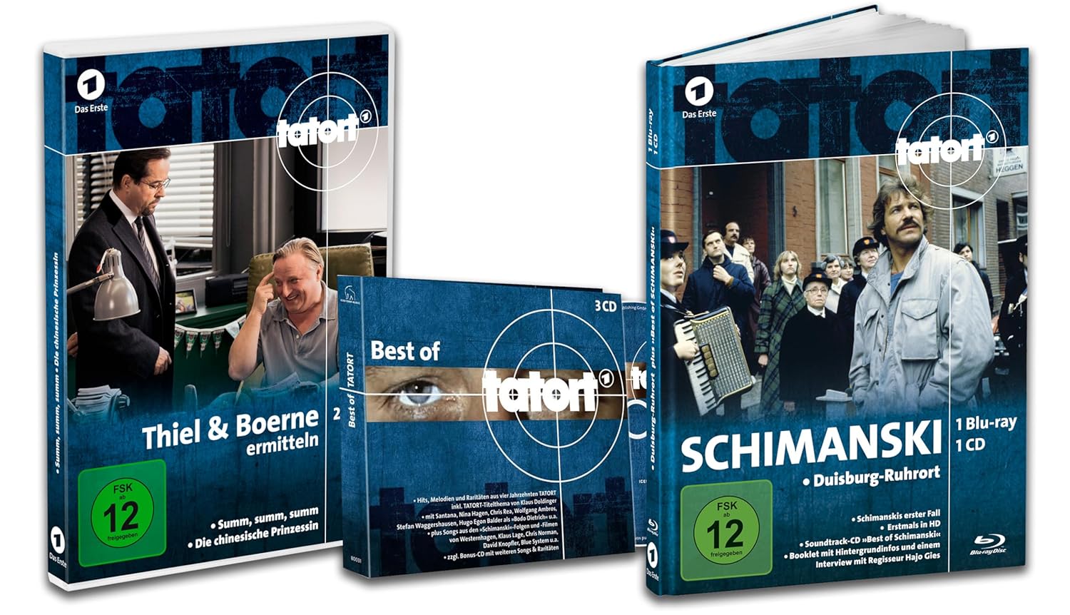 Amazon.de: Tatort-Bundle: Tatort Schimanski (Mediabook, Blu-ray+CD ...
