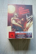 [Review] The Texas Chainsaw Massacre – Legendary Bundle (UHD, 5x Blu-ray): Capbox inkl. Mediabook, 2 Digipaks (Chain Reactions + Dinner with Leatherface) – 1.444 Stück