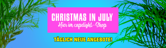 Capelight: Christmas in July – vom 1. bis 24. Juli jeden Tag ein neues Angebot