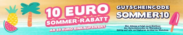 Polyband Shop: 10€ Sommer-Rabatt (50€ MBW)